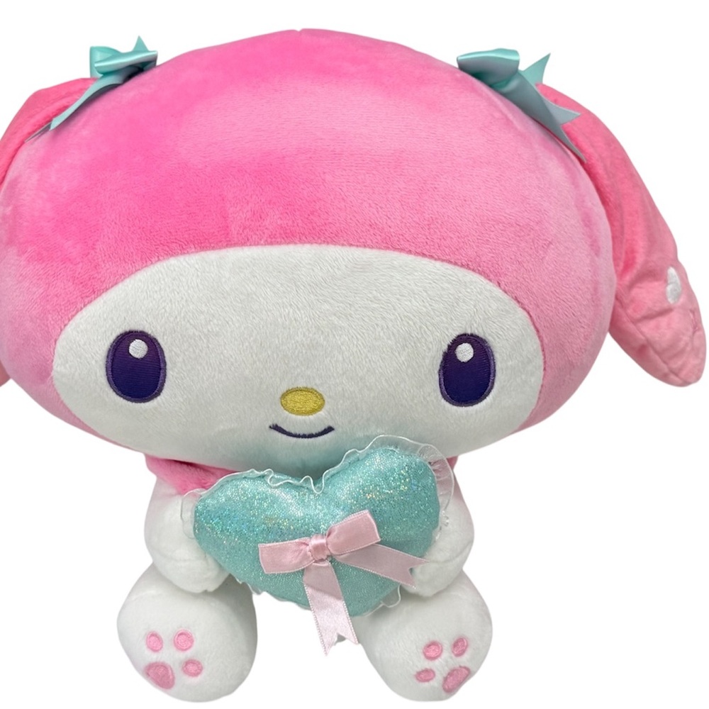 Perfect for Valentine’s Day! Sanrio’s My Melody 12” plush with heart.